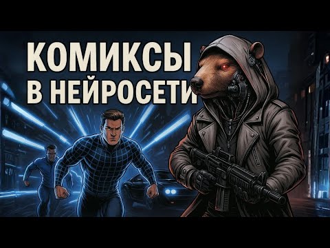 Видео: КОМИКС В НЕЙРОСЕТИ ШЕДЕВРУМ