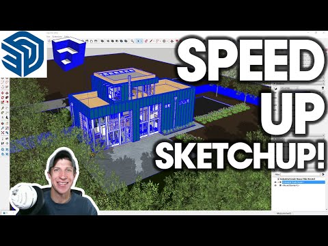 Видео: Полное руководство по УСКОРЕНИЮ МОДЕЛЕЙ в SketchUp!