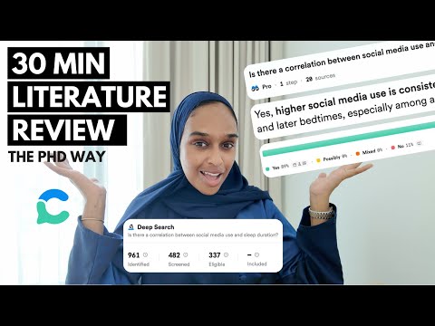 Видео: Лучший 5-шаговый метод обзора литературы (сделайте это за 30 минут)