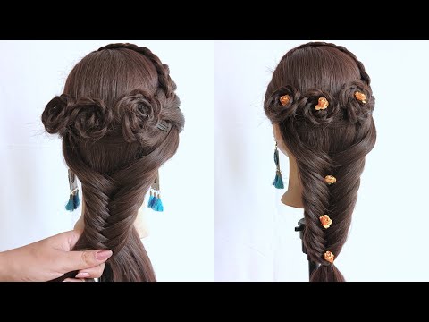 Видео: Красивая прическа «конский хвост» | Тяжелый конский хвост для девушки на свадьбу | Простая причес...
