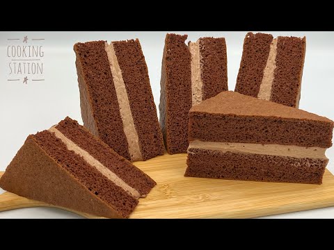 Видео: Легкий шоколадный торт | Мягкий шоколадный торт-сэндвич