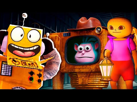 Видео: ДАША И ЖИВОТНОЕ ПОБЕГ! 3D-Анимация РОБЗИ Реакция