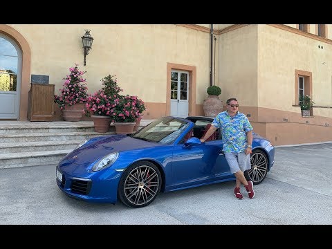 Видео: Porsche 911 Targa 4S. Тоскана. Слалом и путешествие. Италия