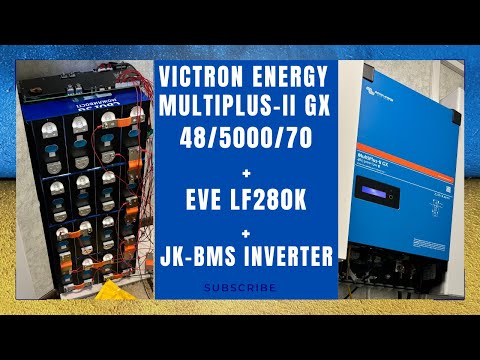 Видео: Victron Energy MultiPlus II + EVE LF280k +JK BMS Inverter – огляд і робота системи