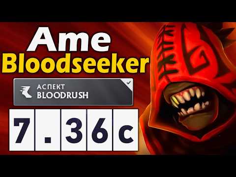 Видео: Аме на Новом Блудсикере Стабильно хороший Керри - Ame Bloodseeker 7.36 ДОТА 2