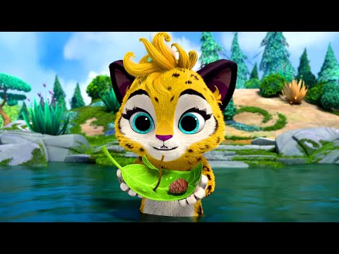 Видео: Весёлые капельки 🌊 – Лео и Тиг – Сборник | Мультик для детей про животных