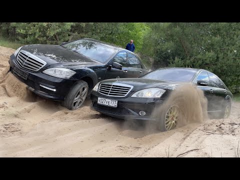 Видео: Лухари OFFROAD по пляжу на бизнес-классе. Mercedes-Benz против BMW