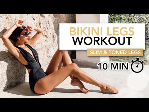 Видео: 10 MIN BIKINI LEGS WORKOUT | Стройные и подтянутые ноги (без приседаний и прыжков) | Eylem Abaci