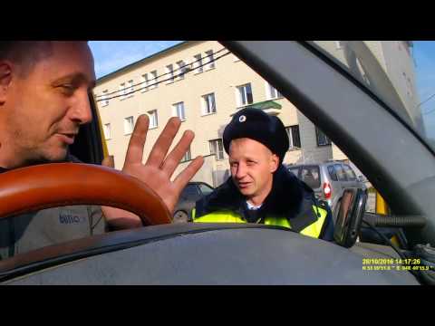 Видео: Обвинение, угроза оформить по 19 3 и извинение ИДПС г. Октябрьск Самарская обл.