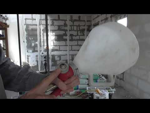 Видео: Штукатурка газобетона.  Важные моменты.  Текстурный  пистолет и быстрая  подготовка  основания.