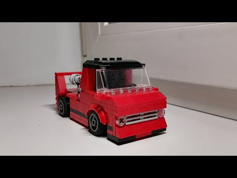 Видео: сборка тюнингованного грузовика из Lego с мотором 2jz #lego