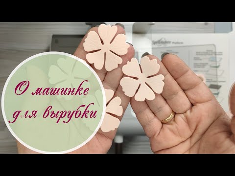 Видео: О машинке для вырубки и ножах / бумага, фоамиран, глиттерные материалы, ткань