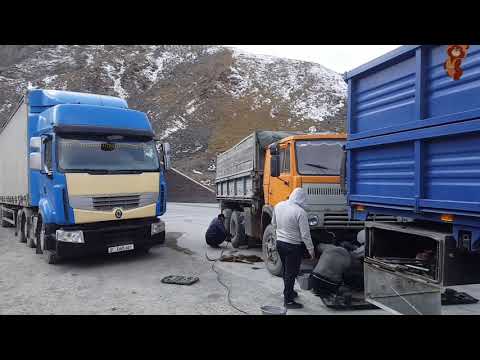 Видео: камаз на перевале