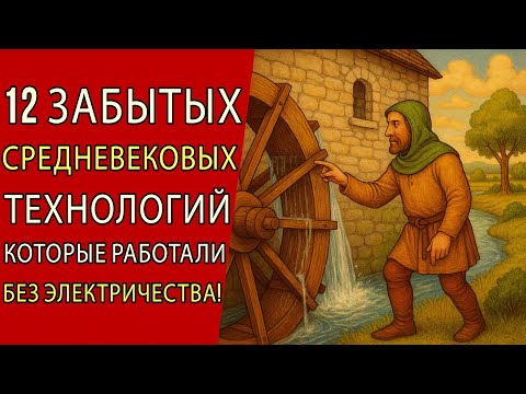 Видео: 12 забытых средневековых технологий, которые работали без электричества!