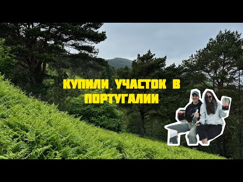 Видео: Купили участок в Португалии. Первый раз в роли владельцев земли. Размечаем постройки.