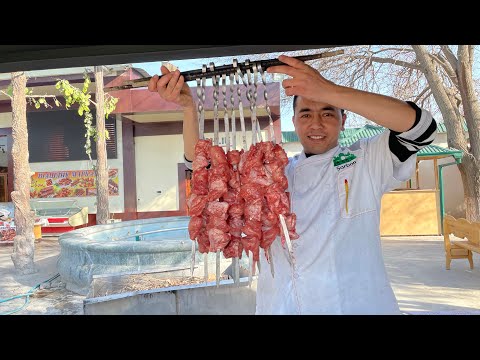 Видео: Супер шашлык по Узбекски в Тандыре! Сочный и нежный шашлык!