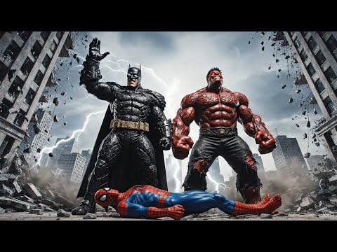 Видео: Неожиданное объединение: Человек-паук и Халк. Что случилось с Халком и Бэтменом | Veo3 superhero|...