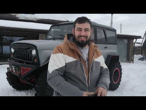 Видео: Построили монстр уаз 4х4!!! Уаз на ободрышах от урала!!!!!