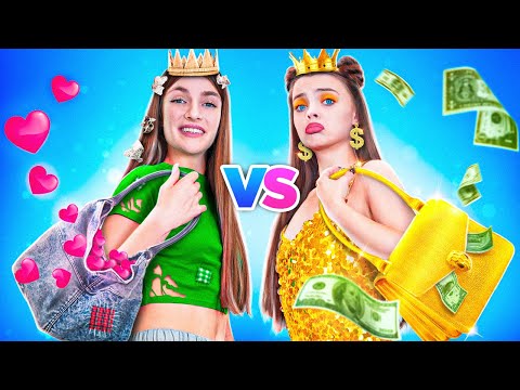 Видео: Бедная Популярная Vs Богатая Непопулярная Одноклассница! Кто Станет Королевой Школы?
