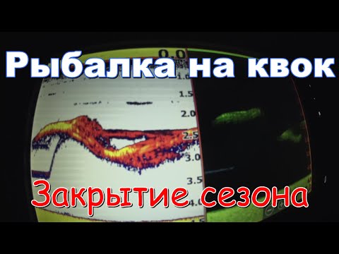 Видео: Закрытие сезона. Рыбалка на квок Осенью сомы на эхолоте лоуренс. Lowrance Elite 9ti2