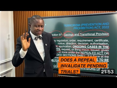 Видео: Делает ли отмена недействительной или отменяет текущие судебные разбирательства?