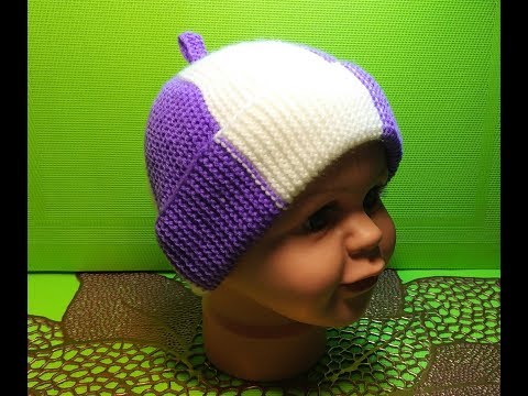 Видео: ШАПОЧКА ДЛЯ МАЛЫША,СВЯЗАННАЯ ЧАСТИЧНЫМ ВЯЗАНИЕМ #237
