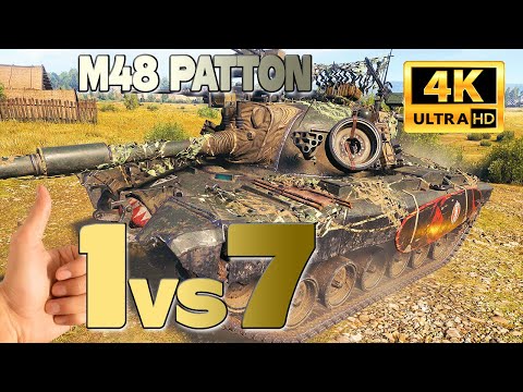 Видео: M48A5 Patton: MAXSIMUS vs. 7 - Мир танков