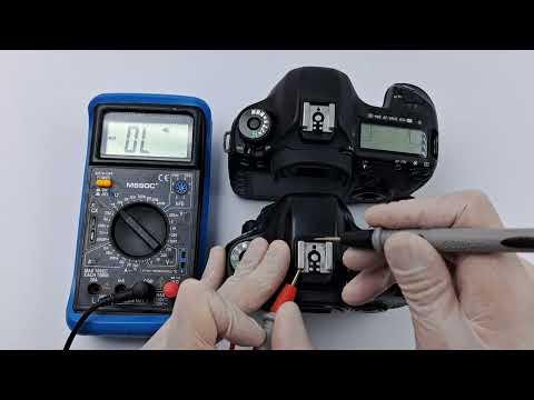 Видео: проблема горячего башмака canon.