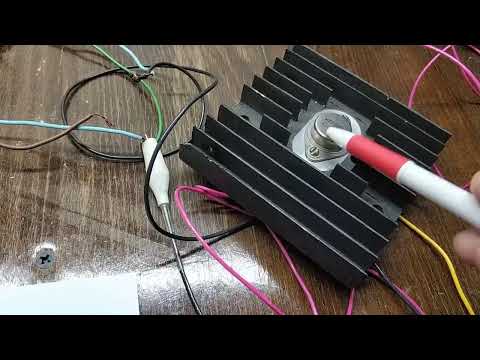 Видео: Применение мощного биполярного транзистора в блоке питания, линейный режим.