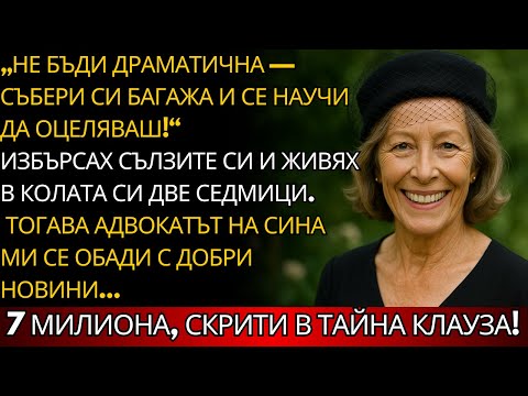 Видео: Когато синът ми почина, снаха ми каза: „Не бъди драматична — събери си багажа и се научи да оцеляваш
