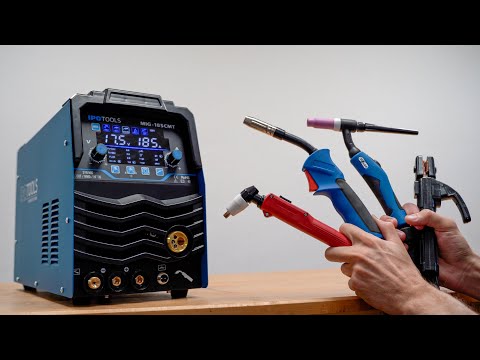 Видео: 7-в-1 многофункциональный сварочный аппарат (MIG, TIG, плазменный резак, MMA) - IPOTOOLS MIG-185CMT