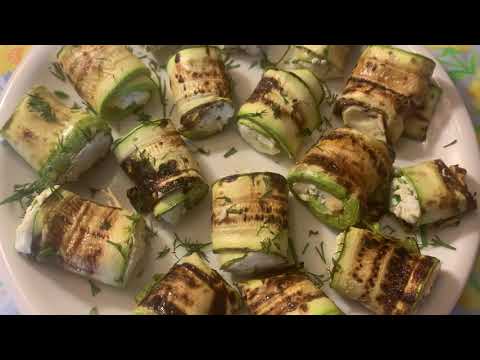 Видео: Ролца от тиквички