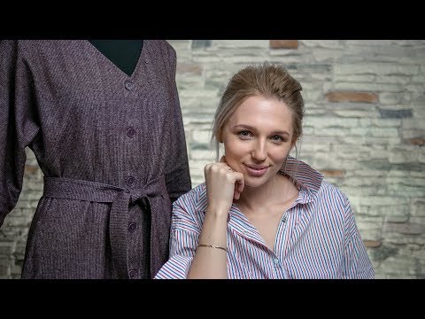 Видео: Шью платье Агата по выкройке Vikisews. Обработка срезов косой бейкой.