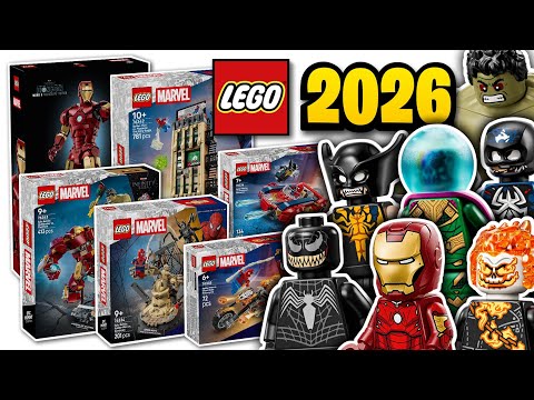 Видео: Наборы LEGO Marvel 2026 официально представлены