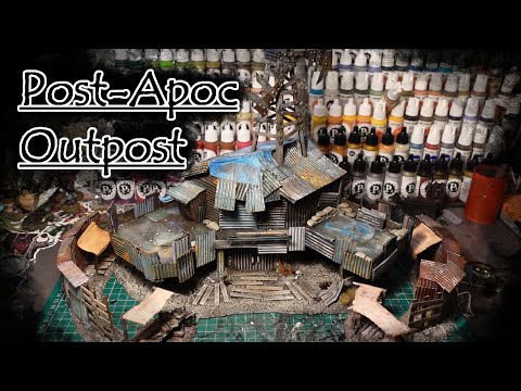 Видео: Пост-Апокалиптический игровой ландшафт Outpost с нуля
