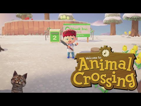 Видео: Строим мост, готовимся к приезду переселенцов Animal Crossing New Horizons