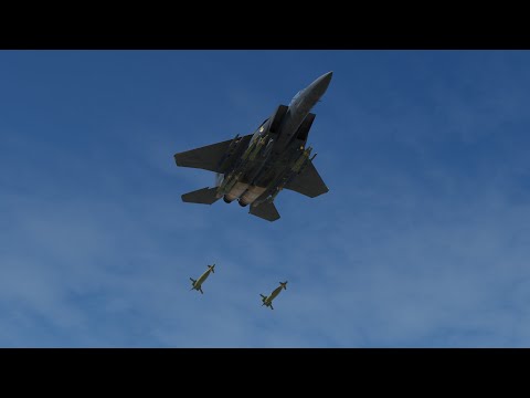 Видео: DCS F-15E: подвесной контейнер LANTIRN и вооружение воздух-земля