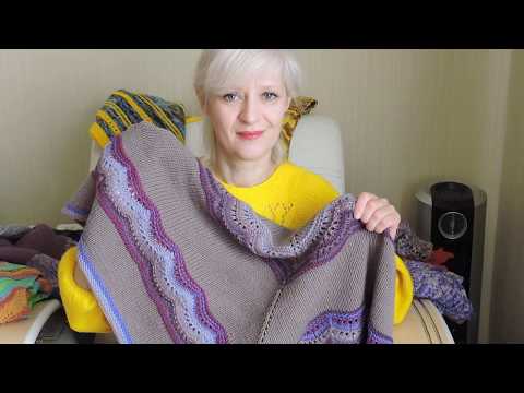 Видео: Магия вязания*Цветотерапия*Косынки шали бактусы спицами