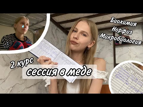 Видео: Сессия в меде // биохимия, норфиз и микробиология // летняя сессия на 2 курсе // как я сдала сессию