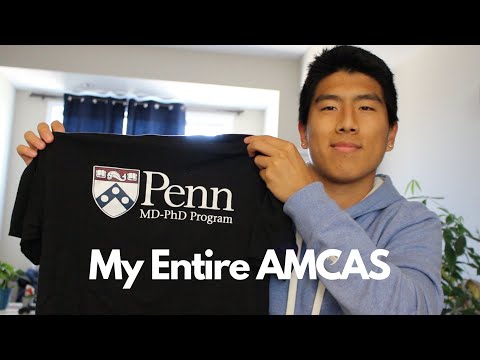 Видео: Мой MCAT, средний балл и AMCAS для получения степени доктора медицины/доктора философии (ПРИНЯТ в...