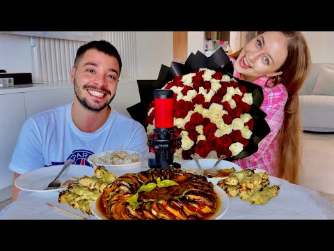 Видео: MUKBANG | Рататуй + Ответы на вопросы, наши интересы 🙃