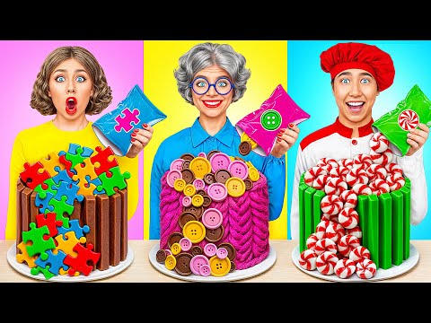 Видео: Кулинарный Челлендж: Я против Бабушки | Съедобная Битва от Friendly DO