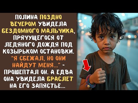 Видео: Поля нашла БЕЗДОМНОГО 7-летнего МАЛЬЧИКА на остановке под дождем. Когда она узнала правду, обомлела