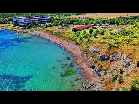 Видео: Град Царево. Неизвестният плаж "Завода". Town of Tsarevo. The unknown beach "Zavoda".