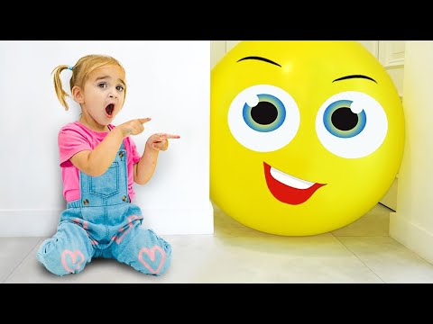 Видео: Алиса играет в прятки с шариками