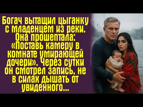 Видео: Богач вытащил цыганку с младенцем из реки. Она прошептала- «Поставь камеру в комнате умирающей...