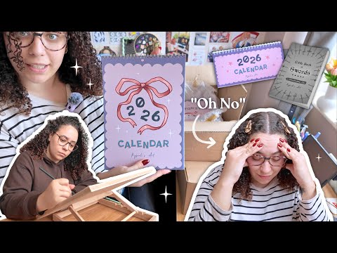 Видео: Октябрьский видеоблог художника-профессионала 🍁 о подготовке, катастрофических опечатках, заказах...