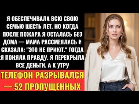 Видео: 6 Лет Я Кормила Семью — А Мама Рассмеялась, Когда Я Осталась Без Дома. Потом Было 52 Звонка