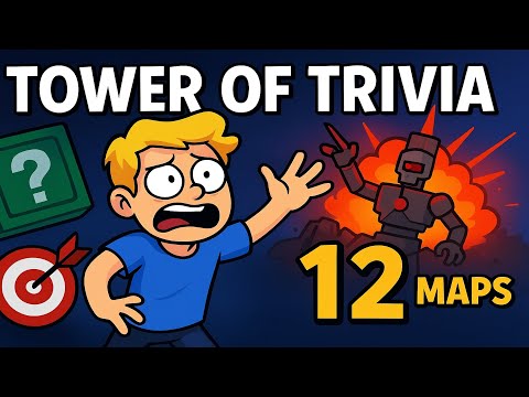 Видео: Гошко влиза в Tower of Trivia! ⚔️💣 12 безумни мапа и едно оцеляване!