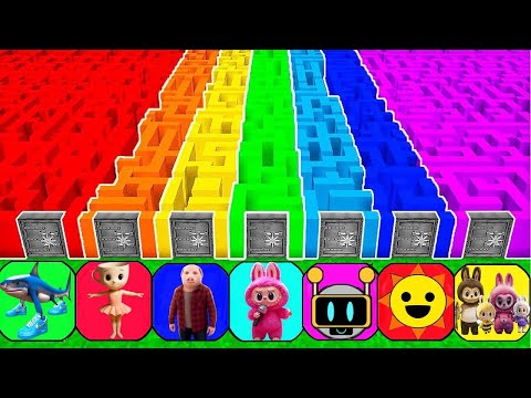 Видео: ВЫЖИВАНИЕ В СЕКРЕТНЫХ ТУННЕЛЯХ В МАЙНКРАФТ ЛАБУБУ СПРУНКИ МЕМЫ БРЕЙНРОТ